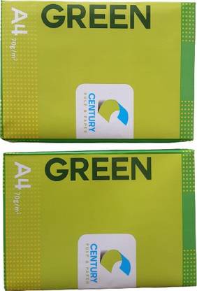 Century Green Unruled paper UNRULED A4 70 gsm A4 paper