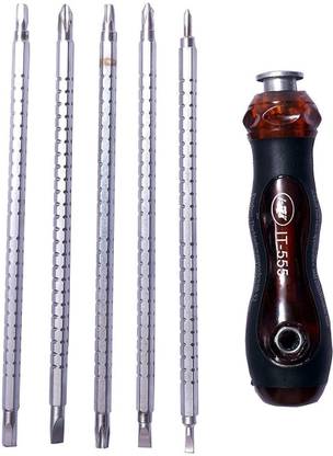 Shopoflux 5 in 1 Screwdriver Set Standard Screwdriver Set