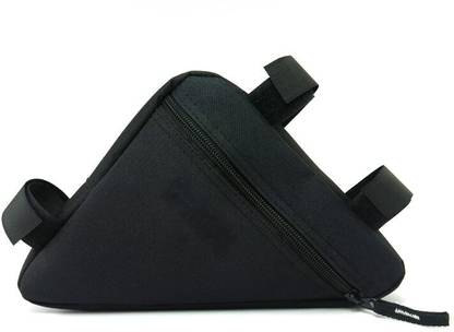 TUHI Waterproof Triangle Bicycle Bags Front Tube Frame Bag Black Bicycle Phone Holder