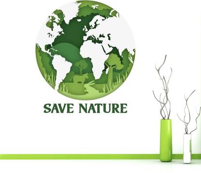 StickMe Save Nature - World - Wall Sticker-SM924
