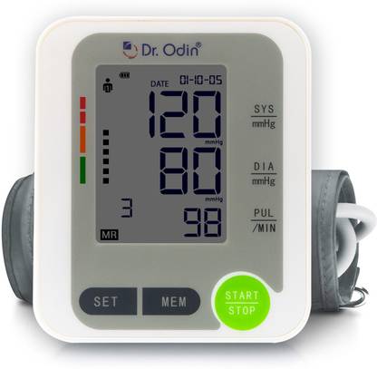 Dr. Odin BSX-516 Automatic BP Monitor| with LCD Display|WHO Function|USB Source|Color-White Bp Monitor