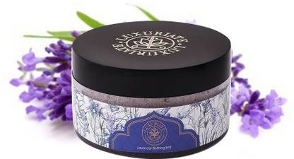 Luxuriate Lavender Bathing Salt Enriched With Essential Oil and Lavender Buds, For Bath, Foot, Aching Muscles & Refreshing Body Preservatives Free