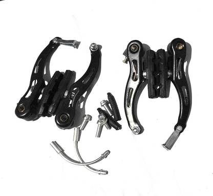 ShreNik Cycle V-Brake Panja Set Front & Rear Alloy Power Brakes Set For Bicycle Brake Shoe