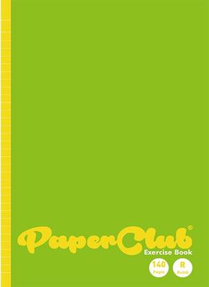 paperClub Register A4 Notebook RULED 180 Pages
