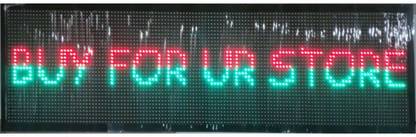 AJE P10 LED SCROLLING DISPLAY 4 FEET BY 1 FEET SANDWICH COLOR (RED / GREEN) WIFI ENABLED LED Display