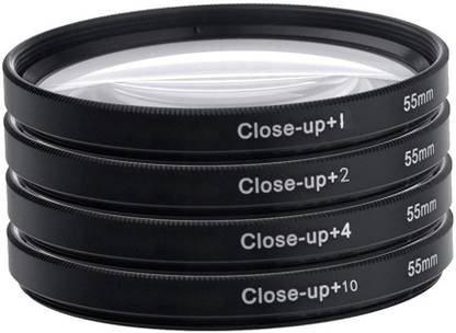 Hanumex 55Mm Delux Close Up Lens Filter Kit For Sony 18-55Mm 55-250Mm Alpha Dslr Digital Camera UV Filter
