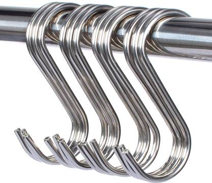 Cosmos 12 PCs Stainless Steel For Hanging, Multipurpose Use Hook 12  (Pack of 12) at Rs. 191