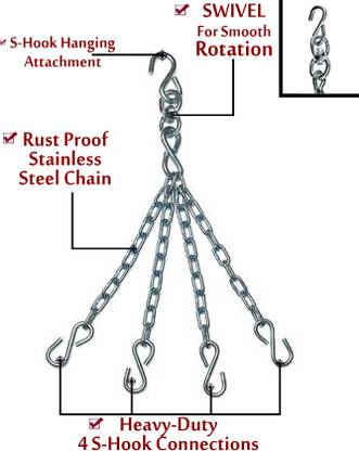 Hard Bodies Classic Punching Bag Chain