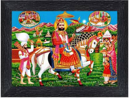 Poster N Frames Baba Ram Dev Pir Religious Frame