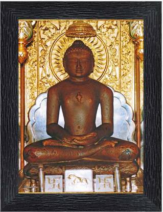 Poster N Frames Lord Mahavir Swami Jain God Religious Frame