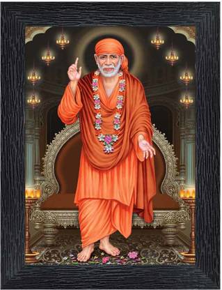 Poster N Frames Sai Baba Religious Frame