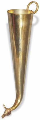 Bathing Pot for Gods 9 Pure Brass Gaumukhi Shringi for Abhishek Bathing Pot for Gods 9 Pure Brass Gaumukhi Shringi for Abhishek