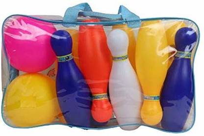 Perpetual Bliss Colorful Bowling Kit Sports Game Set Educational Learning Toy for Kids Sports Bowling Set
