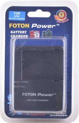 FOTON POWER Battery Charger - T3i, T2i, T4i, T5i, EOS 600D, 550D, 650D, 700D, Kiss X5, X4, Kiss X6, LC-E8E  Camera Battery Charger