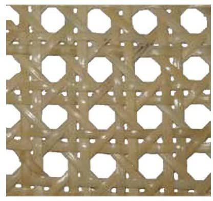 UNIQANTIQ HARDWARE SUPPLY Fine Open Mesh Pre-Woven Cane Or Cane Webbing 1/2"-Wide 14" Furniture Webbing, Wood Cane Supplies, Caning For Chair Se