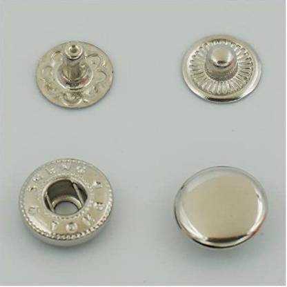 esowemsn 20Sets 10Mm Metal Snap Fastener Leather Rapid Rivet Coat Plane Button Sewing Y (1Cm)