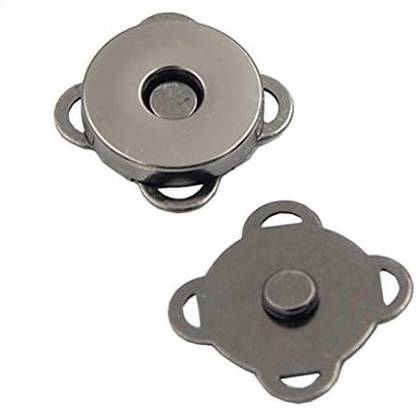 mollensiuer 24 Sets Sew In Magnetic Plum Bag Clasps Button Snaps For Purses Handbag Clothes Scrapbooking Closure Fastener Sewing Cra