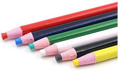 esowemsn 20pcs Colorful Sewing Mark Chalk Pencil No Cutting Chalk Sewing Fabric Pencil for Sewing Marking and Tracing(Random Colo