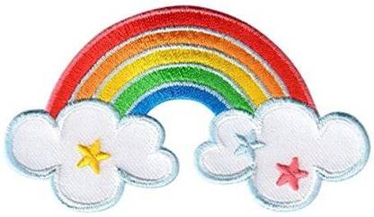 PatchMommy Rainbow Patch, Iron On/Sew On-Appliques For Kids Children