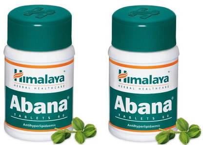HIMALAYA Abana 60 Tablet (Pack Of 2) (helps in reducing cholesterol levels like in cases of hyperlipidemia)