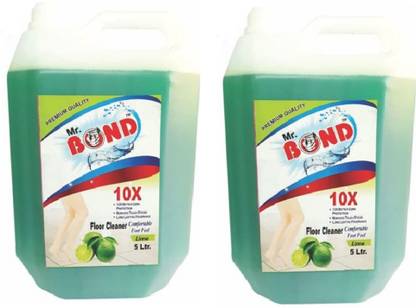 Mr.bond Floor Cleaner Lime Premium Quality Lime 5kg (Pack Of 2) Lemon