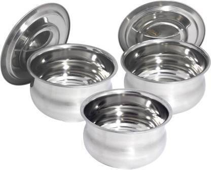 BAITHAK Stainless Steel Serving Bowl LARGE SERVING BOWL SET