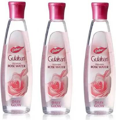 Dabur Gulabari Rose Water / Skin Toner (pack of 3*120ml) Face Wash