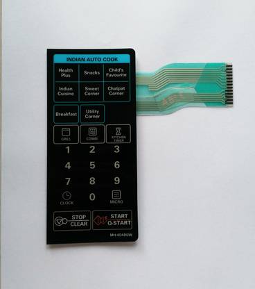 Able MH4048GW MICROWAVE OVEN MEMBRANE KEYPAD Electronic Components Electronic Hobby Kit