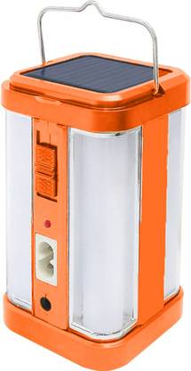 FIRSTLIKE 4 Tube 360 Degree Extra Bright with Electric & Solar Rechargeable 7 hrs Lantern Emergency Light