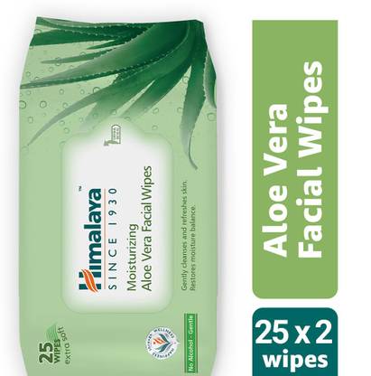 HIMALAYA Moisturising Aloe Vera Facial Wipes