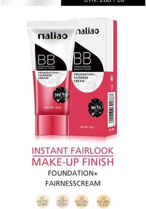 maliao INSTANT FAIRLOOK MAKEUP FINISH FOUNDATION+FAIRNESS CREAM Foundation