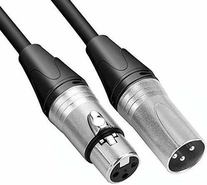 SeCro XLR Male to XLR Female Cable - 2 Meters Straight XLR Patch Cable