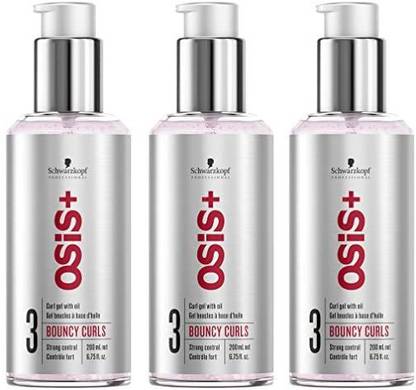 Osis+ Bouncy Curls Curl Gel With Oil, 6.75-Ounce(3-Pack) Hair Cream