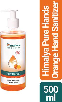 HIMALAYA PureHands - Orange Hand Sanitizer Bottle