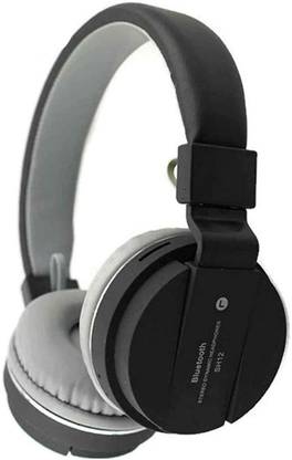 Techobucks SH-12 (2-in-1) Wired/Wireless Bluetooth Headphone With Deep bass Bluetooth & Wired