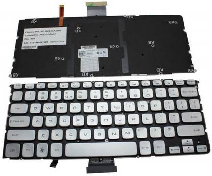 TravisLappy Laptop Keyboard for Dell XPS 14Z L412Z (Silver) Internal Standard Laptop Keyboard