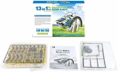 MV SUPER HUB Famous Quality New Educational 14 in 1 Solar Robot Kit Toys smarty r kids mechnical power creative buildinf toy for kids Learning Purpos Robotic Kit (Best Offer)