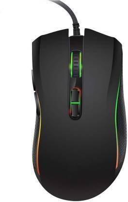 ROYAL SCOT GREY 6 Buttons 1600 dpi Spark Optical 7D High Precision Wired Ambidextrous Optical  Gaming Mouse