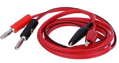 Svojas 1 Pair Alligator Testing Cord Lead Clip Electrical Clamp to Banana Plug for Multimeter Test Lead Digital Multimeter