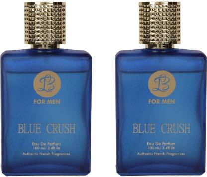 Lyla Blanc BLUE CRUSH Perfume Spray for Men- Pack of 2 (100ml each) Eau de Parfum  -  100 ml