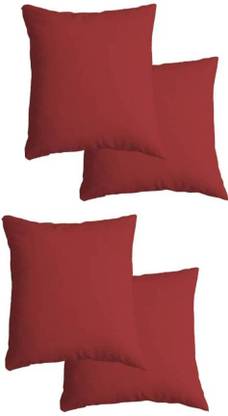 Changers Polyester Fibre Solid Cushion Pack of 4
