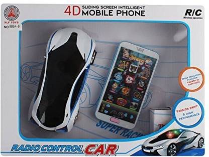zest 4 toyz 4D Sliding Screen Intelligent I Phone Remote Controlled BMW like Rechargeable Model Sports Car with 12 Functions