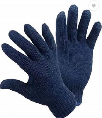 RBGIIT Blue Kevlar Kinntetted Safety Hand Gloves For Kitchen Utilation Market Shooping Time Working Places Heavy Loaded Working Indrustrial Chemical Tankar Driver Winter Summer Season Safe Skin In Sunlight Women Girl's Men Boy's Speacial Safety Hand Gloves Kevlar Safety Gloves-RBC23 Kevlar  Safety Gloves