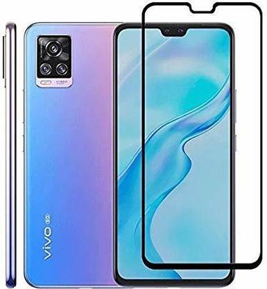 milestone mobile accessories Edge To Edge Tempered Glass for VIVO V20 PRO