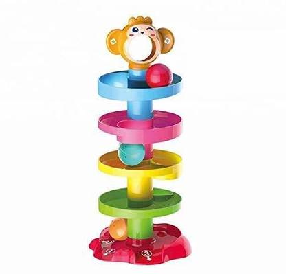 Saiyanshi Blink Roll Ball Ramp Drop Toy Game for Kids