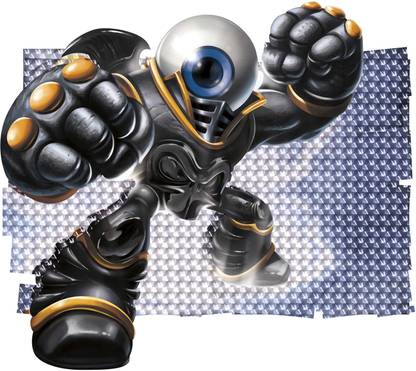 WALLDESIGN 40.64 cm Skylander Eye brawl 3D Game Wall Sticker - 18.1 inch width x 16 inch height - Small Self Adhesive Sticker