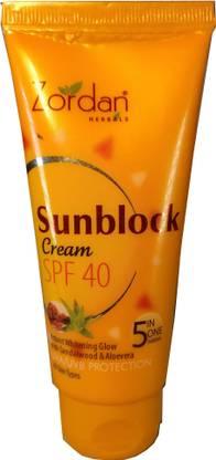 ZORDAN Sunscreen - SPF 50 PA++++ SUNBLOCK CREAM