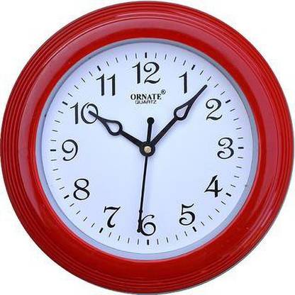 Ornate Analog 20 cm X 20 cm Wall Clock