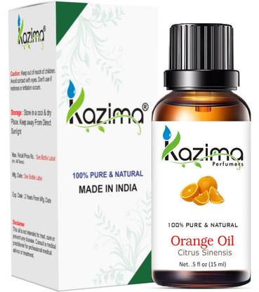 Kazima Orange Essential Oil (15ML) 100% Pure Natural For Skin care & Hair treatment