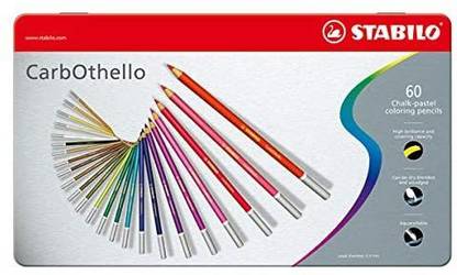 Stabilo Carbothello Pastel Pencil, 60-Color Set